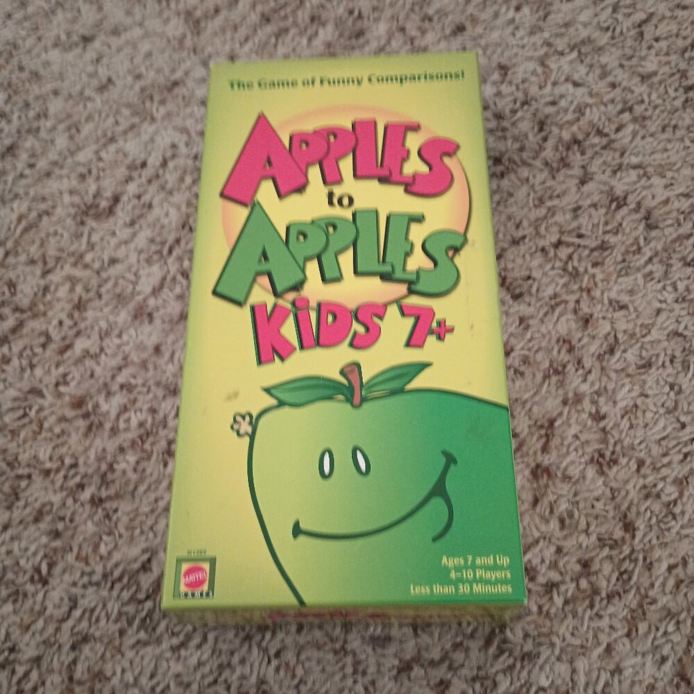 Apples to Apples game - kids  7+